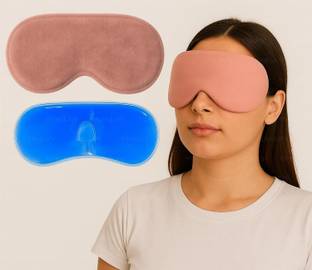 Episkey Pain Relief Cooling Gel Relaxing Eye Sleep Mask for Dark Circles | Pink-GL