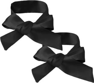 JK ENTERPRISE Satin Blindfold Eye Mask Band Couple Games Love Tie (PACK OF 2 PIECE)