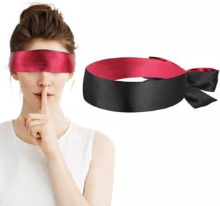 eyurva soft satin eye mask ribbon | soft blindfold for adult | blindfold for couples