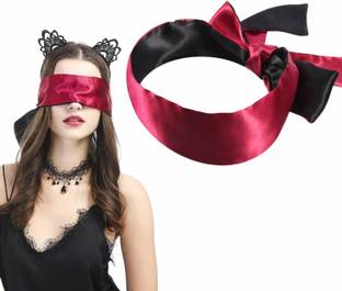 eyurva satin eye mask | satin blindfold soft satin eye cover for surprise
