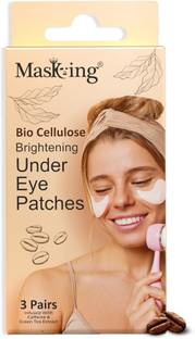 MasKing Bio Cellulose Under Eye Patches for Dark Circles, Wrinkles, Anti-Aging (3 Pairs)