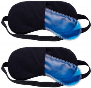 eyurva 2 Pcs sleeping eye mask with cooling gel for men & women | night deep sleep