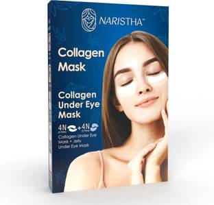 NARISTHA Collagen Foam Under Eye Mask with Jelly Under Eye Mask (2 Pair)