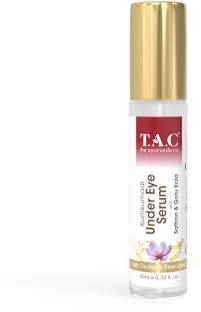 TAC - The Ayurveda Co. Kumkumadi Under Eye Serum for Dark Circles & Wrinkles with Saffron for FineLines