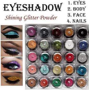 Yuency Multicolor Beautiful Eyeshadow Glitter Powder 50 g