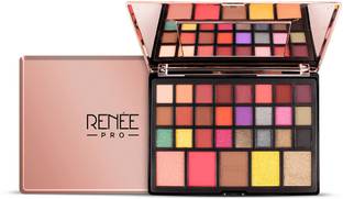 Renee PRO Twilight Eyeshadow Palette - 24 Stunning Shades with Blush, Bronzer, Highlight 65 g