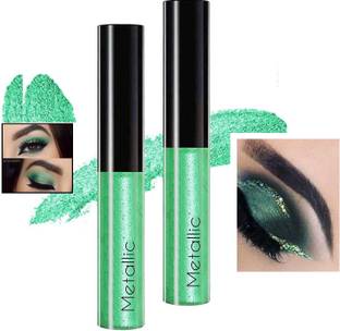 tanvi27 Best Long Lasting, Metallic & Shimmery Finish Non-Transfer Green Eyeshadow 24 g