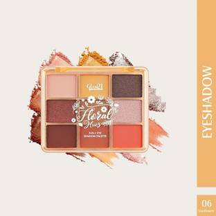 Glam21 Floral Hues 9in1 Eyeshadow Palette | Super-blendable, Smudge-proof 7.2 g