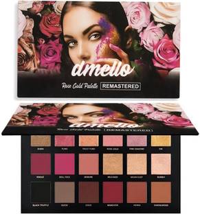 DMELLO 18 Color Pigmented Eyeshadow Book Pallete For Women(Pack of 1) 0.18 g