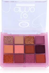 FASHION COLOUR Te Amo 12 Colour Eyeshadow Palette with Highly Pigmented Matte & Shimmery Shades 8.7 g