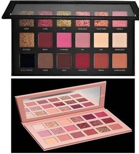 ILLUSKIN Combo Rose Gold & Nude Eyeshadow Combo 18 Color Palette Shades for Eye 80 g
