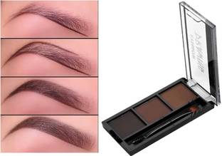 Herrlich Eyebrow Drawing 3 Colors Eyebrow Pallet with Brush 7.2 g