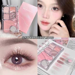 DAIMANPU Light Eye Shadow Gege Bear, Matte Pearlescent Earth Color Sequin 4.5 g