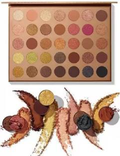 INDIANA HUDA BEAUTY Shimmer and Matte Eyeshadow Palette - 35 Eye Shadow Color 30 g
