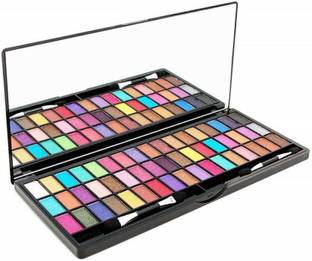 Marie Huda Beauty 51 Color Eyeshadow Palette with Brush,Include Mirror,2 Brushes&Glitter 260 g
