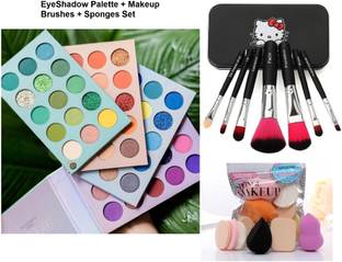 rezmay Beauty Matte + Shimmer + Glitter 63 Color Board EyeShadow Eye Shadow Palette -D 60 g