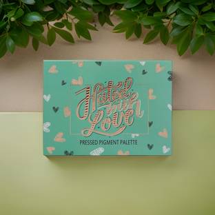 HatedwithLove Green Edition: 63-Color Pigment Palette, Glitter & Shimmer 63.5 g