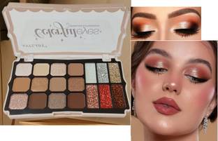 HUZURLU Best Eyeshadow Palette Matte Shimmer Long Lasting Eye Shadow Palette 21 g