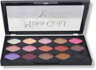 Glam Girlz Mssgold 15 Colours Shimmer VS Matte Eyeshadow Palette* 26 g