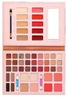 LOVE HUDA Makeup 52 Colors Eyeshadow, Blusher, Contour, Highlighter, Eyebrow Palette 60 g