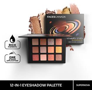 FACES CANADA Starry Eyes Eye Shadow Palette | | Long Lasting & Highly Pigmented 16 g