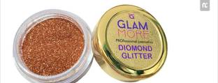 glam more diamond glitter copper 8 g