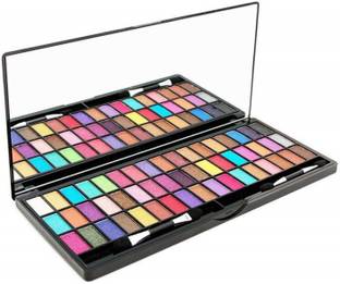 Huda Girl 51 Color Eyeshadow Palette with Brush,Include Mirror,2 Brushes&Glitter Eyeshadow 260 g