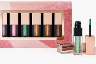 BLUSHIS Liquid Glitter Eyeshadow, Heng Feng 6 Colors Shimmer Metalic Liquid Glitter 18 ml