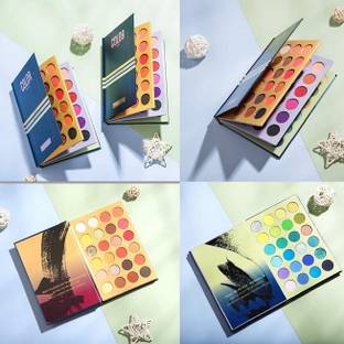 rezmay Beauty Matte + Shimmer + Glitter 72 Colour Book EyeShadow Eye Shadow Palette -C 70 g