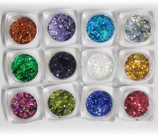 Elecsera Professional 12 Pcs Chunky Eyeshadow Sparkle Glitter