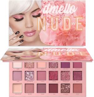 DMELLO 18 Color Pigmented Eyeshadow Book Pallete For Women(Pack of 1) 0.18 g