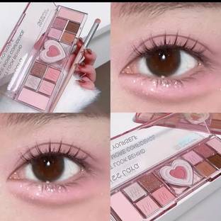 Divyaan Beauty Pink Glitter Glow Shimmer Eyeshadow Palette Sparkle Dreamy Collection 1 10 ml