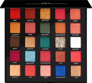 COLORS QUEEN Divine Eyeshadow Palette with 25 Ultra Pigmented Matte & Shimmery Shades 37.5 g