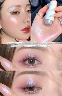 Cappuvini Starry Liquid Eyeshadow | Metallic Shimmer | Highlighter | 6 Pastel Shades 4 g