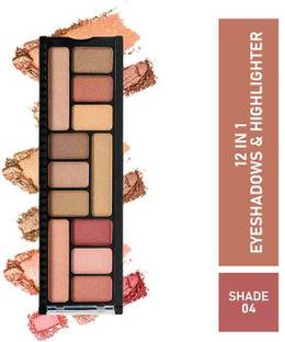 Half N Half 12 in 1 Eyeshadow & Highlighter Palette 12 g