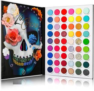 K.Y.L.Plus Professional 54 Color Bright Neon Glitter Pallet Highly Pigmented Eye Shadow 41.5 g