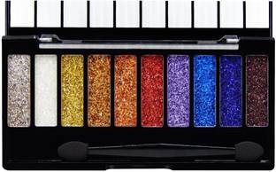 Cosluxe Glitter Eyeshadow Palette ,10 Colors Sparkle Shimmer Eye Shadow Palette (03) 13 g