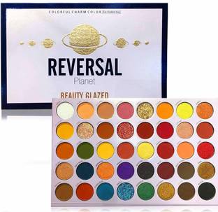 Bingeable Reversal Eyeshadow Palette 40 Color Makeup Palette Highlighters Eye Make Up High Pigmented Professional Mattes and Shimmers 100 g