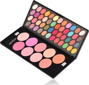 Nyn TYA 48 Colors Shimmery Miss Eye Shadow EyeShadow Palette with 9 Beauty Blushers. 36 g