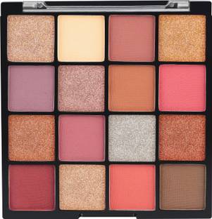 INSIGHTCOSMETIC Gorgeous 16 Eyeshadow Palette Long Wear| Blends Easily|Metallic Glitter Pigments 18 g