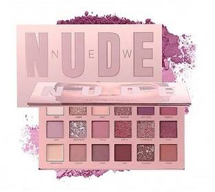 rezmay Beauty 18 Color Matte + Shimmer Nude EyeShadow Eye Shadow Palette-F 18 g