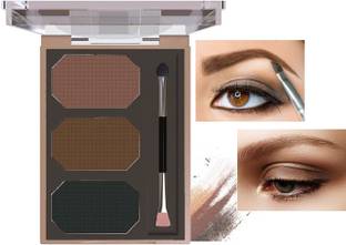 GFSU - GO FOR SOMETHING UNIQUE Eyebrow powder cakemake up with brush Cake Makeup Waterproof Eyebrow 2.8 g