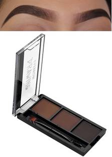 Herrlich Professional 3 Shades Eyebrow Palette | Waterproof Eyebrow Filler with Brush 7.2 g