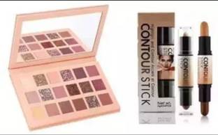 glamblush Professionals Beauty Highlighter + 18 Eyeshadow Palette Beauty Concealer 18 g