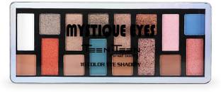 Teen Teen Mystique Eyes 16 Color Eyeshadow Palette, Highly Pigmented,Matte &Shimmer Finish 25 g