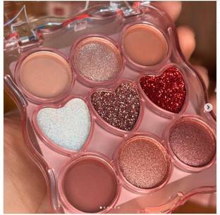 GFSU - GO FOR SOMETHING UNIQUE 9 Shade Ultra Pigmented Smoky Eyes Eyeshadow Palette-1 11 g