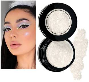 tanvi27 Highly Pigmented Metallic Diamond White 5D Glitter Mini Wet Eyeshadow 5 g