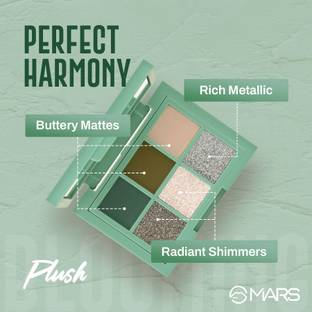 MARS Blooming Matte & Shimmer Eyeshadow Palette | Highly Pigmented | Blendable | 4.8 g