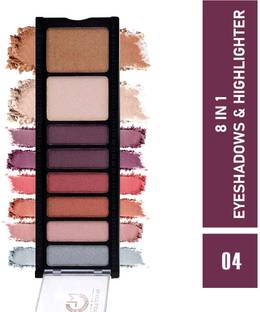 INDIANA HUDA ML 8In1 Eyeshadow & Highlighter Palette Mk-21(04) 12 g