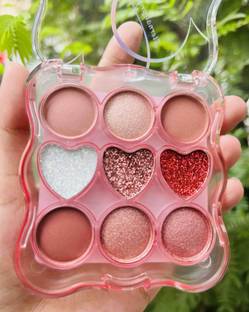 GFSU - GO FOR SOMETHING UNIQUE Korean Eyeshadow Palette Metalic Shimmery Finish Eyeshadow Palette 11 g